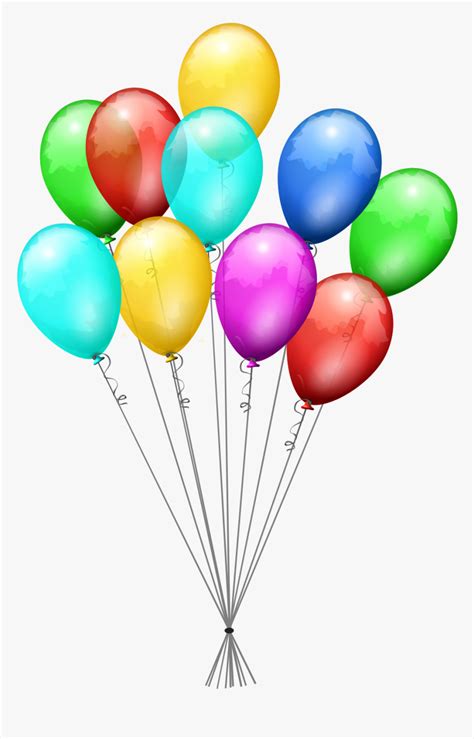 Filexboxballoons Svg Bunch Of Balloons Transparent Background HD