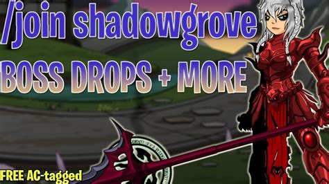 AQW Join Shadowgrove Boss Drops ALL Quest Drops FREE AC Tagged