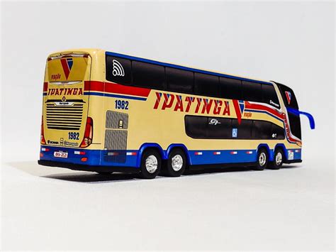 Miniatura ônibus Ipatinga G7 DD 4 eixos 30 centímetros Elo7