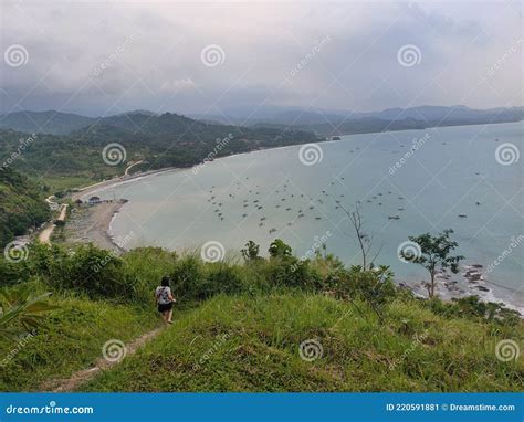 Beach View At Sukabumi Stock Image Image Of Beach River 220591881