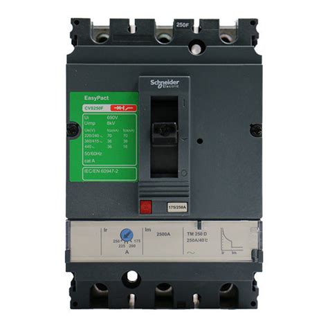 Schneider Circuit Breaker MCCB EasyPact CVS160N CVS250N With TM-D ...