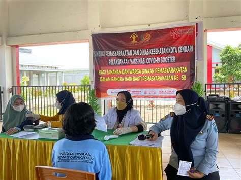 Peringati Hari Bhakti Pemasyarakatan Ke 58 LPP Kendari Gelar Vaksin