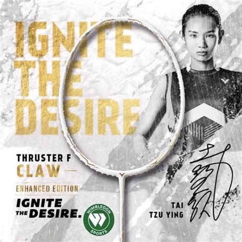 Victor Tai Tzu Ying Signature Edition Thruster Claw Badminton