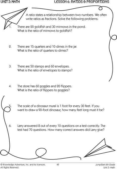 Ratio And Proportion Worksheet Studying Worksheets