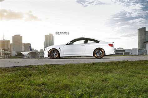 Bmw M4 F82f83 White Strasse Sv1 Fs Wheel Front