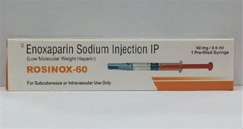 Liquid Enoxaparin Sodium Injection Ip For Subcutaneous Or Intravasular