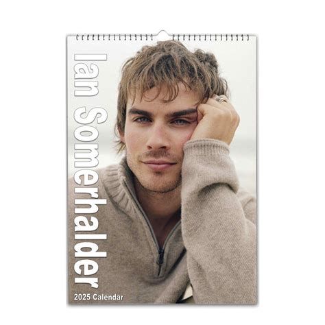 Ian Somerhalder Photo Calendar Choose Start Month Personalise