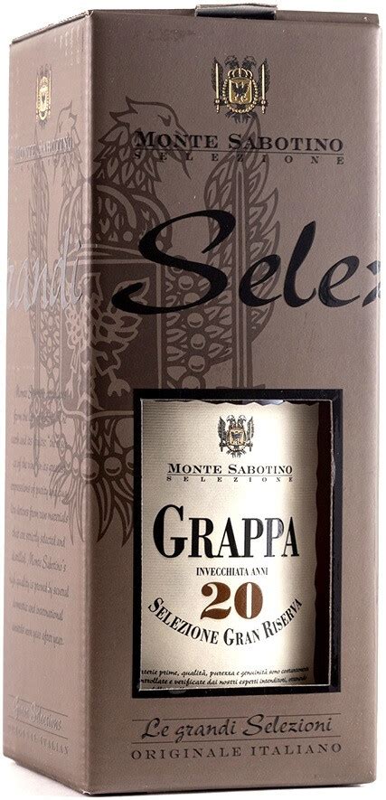 Grappa Zanin 1895 Monte Sabotino Selezione Gran Riserva 20 Anni Gift