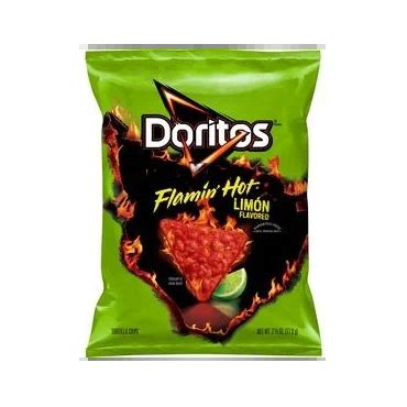 Doritos Flavored Tortilla Chips Flamin Hot Limon G USA