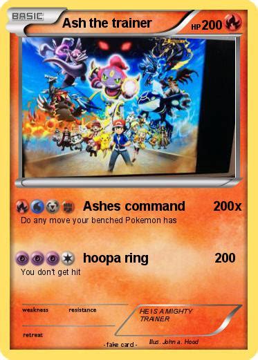 Pokémon Ash the trainer - Ashes command 200x - My Pokemon Card