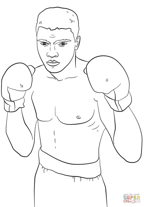 Muhammad Ali Coloring Pages - CaitlynilGaines