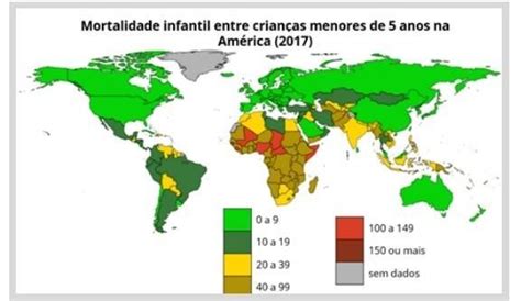 ATIVIDADE 2 A partir da observação do mapa descreva a situação da