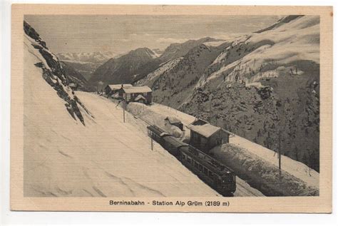 STATION ALP GRÜM Bahn Berninabahn Kaufen auf Ricardo