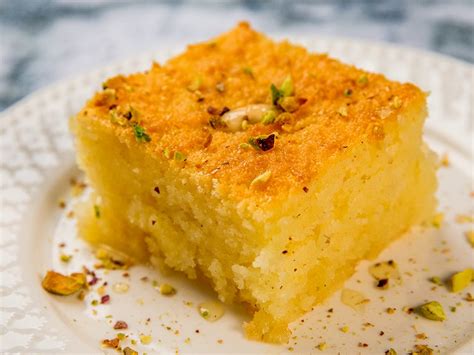 Basbousa Semolina Cake