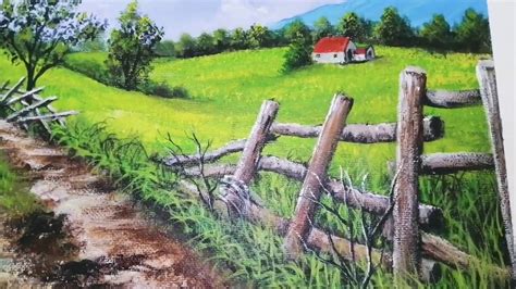 Painting A Countryside Landscape In Acrylics 28 Relaxing And