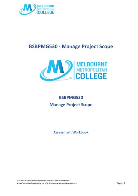 Client Helpful Bsbpmg Manage Project Scope Bsbpmg Manage