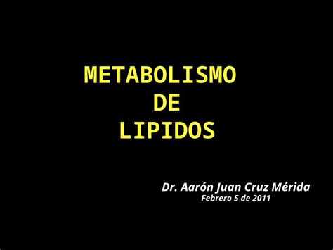 PPT Metabolismo De Lipidos DOKUMEN TIPS