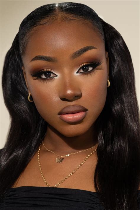 Soft Glam Makeup Look Dark Skin Makeup Makeup For Black Skin