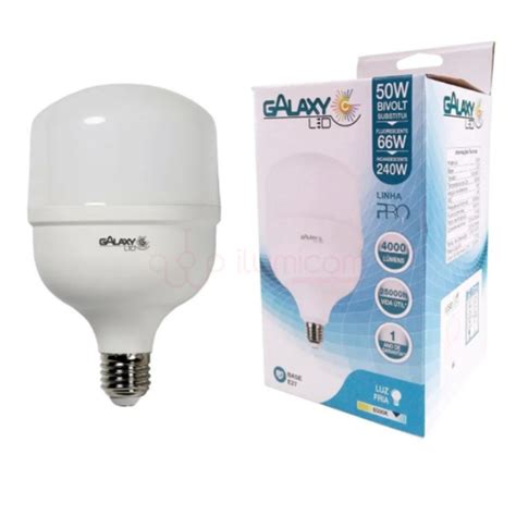 Lâmpada LED Bulbo 50W 6500K Bivolt E27 GALAXY Cerel Soluções Elétricas