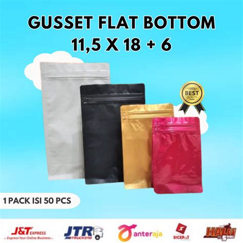 Jual FLAT BOTTOM KPACK 11 5 X 18 6 250 GR 750 GR KEMASAN KOPI BUBUK