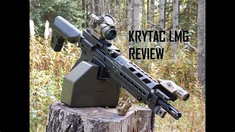 KRYTAC TRIDENT LMG ENHANCED REVIEW ARMORY DICE AIRSOFT YouTube