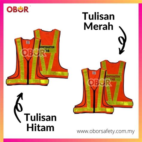 Kontraktor Tnb Safety Vest Lazada