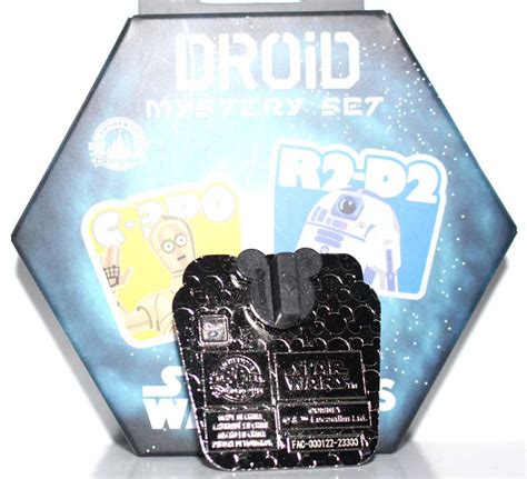 Disney Star Wars Galaxys Edge 2024 Droid Mystery Pin Set Bb 8