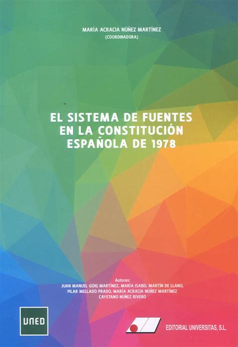 Librer A Dykinson El Sistema De Fuentes En La Constituci N Espa Ola