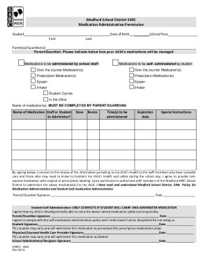 Fillable Online Parent Guardian Authorization For Prescription