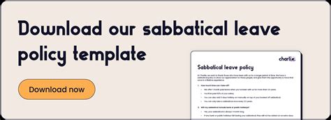 A Complete Guide To Sabbatical Leave Free Template