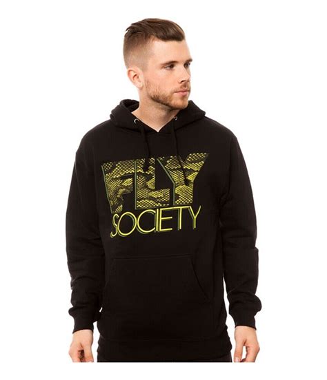 Fly Society Mens The Snakeskin Fly Hoodie Sweatshirt Ebay