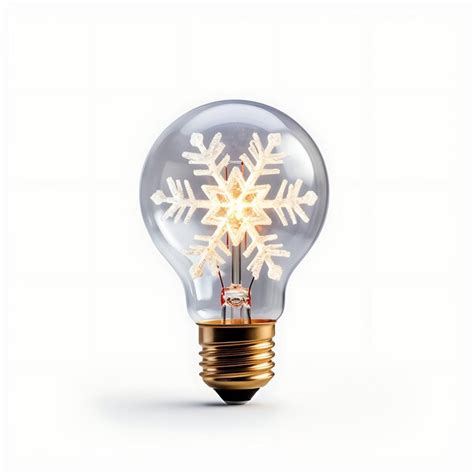 Premium Photo | Decoration of Snowflake Lights Light Decoration White ...