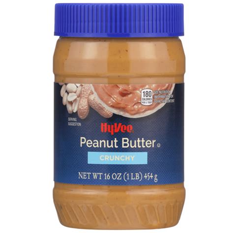 Hy Vee Crunchy Peanut Butter 16 Oz Delivery Or Pickup Near Me Instacart