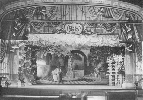 Vintage Theater with Painted Backdrops
