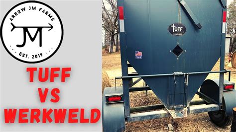 Portable Grain Bin Feed Buggy Review Tuff Vs Werkweld Youtube