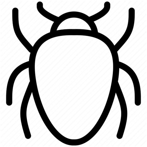 Bug Creative Grid Insect Line Shape Icon