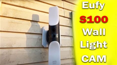 Eufy S100 Wired Wall Light Cam Review Best Light Cam 2023 YouTube