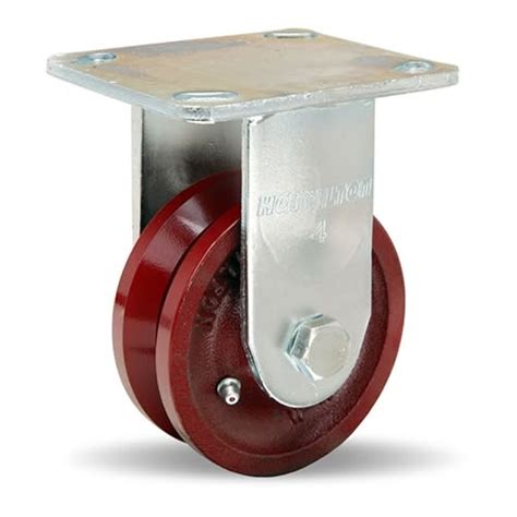 R Ww V Hamilton Whirlaway Rigid Caster Inch V Grooved Wheel