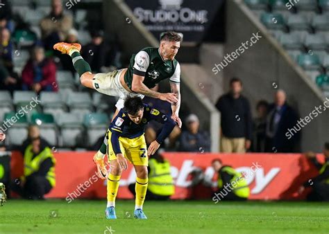 Plymouth Argyle Defender Dan Scarr 6 Editorial Stock Photo Stock