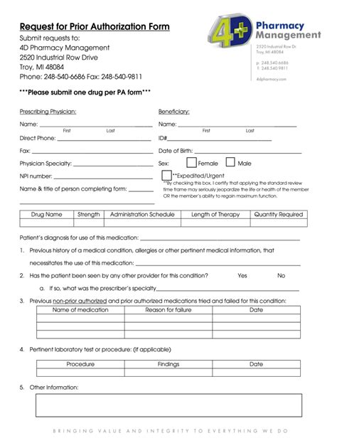 Prior Authorization For Medication Fill Online Printable Fillable Blank Pdffiller