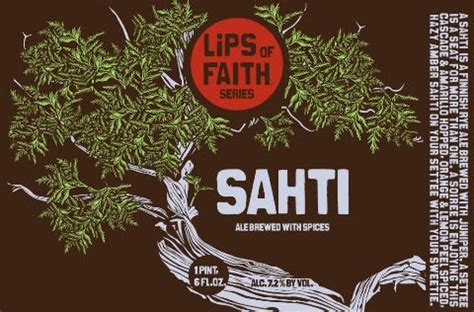 New Belgium Lips Of Faith Sahti