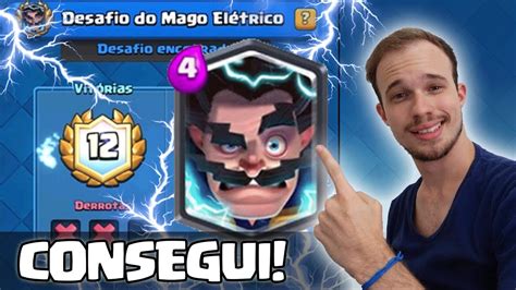 Ganhei O Desafio Do Mago El Trico Gra As A Um Deck Incr Vel Youtube