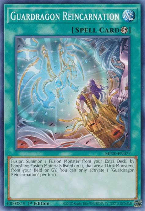 Guardragon Reincarnation 2020 Tin Of Lost Memories YuGiOh