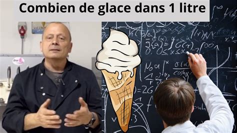 Combien De Glaces Peut On Faire Avec Un Litre De Mix Glace Youtube