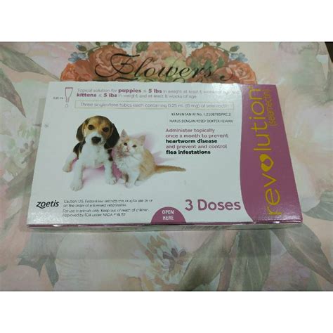 Jual Revolution Untuk Puppy Dan Kitten Obat Tetes Kutu Shopee Indonesia