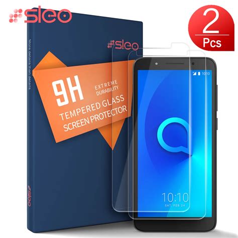 Sleo Pcs Tempered Glass For Alcatel C Toughened Screen Protector For