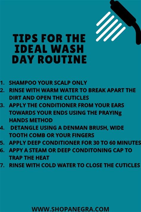 The Ultimate Wash Day Routine For Natural Hair Anegra In 2023