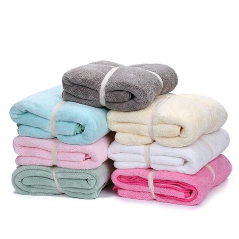 Coral Fleece Bath Towel Ts Set Ultra Soft Super Absobent China