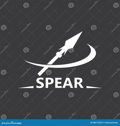 Spear Logo And Symbol Vector Design Illustration Stock Illustration