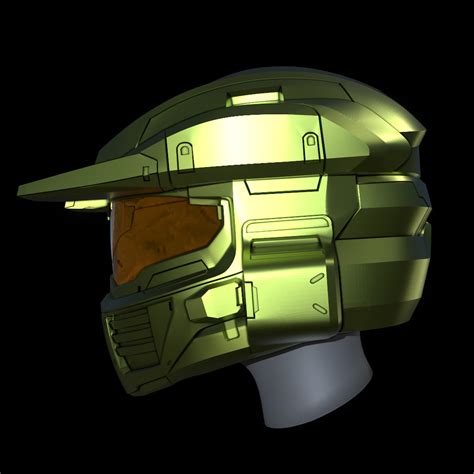 STL File Halo Infinite Mark V Zeta Helmet 3D Print Model To